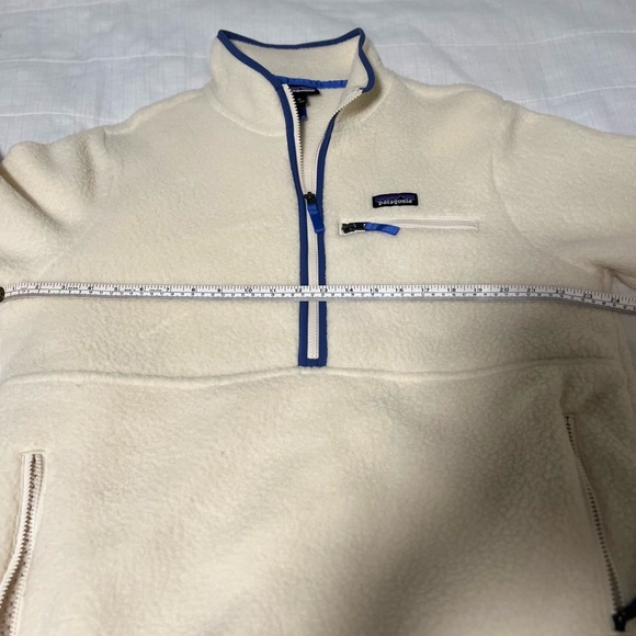 Patagonia retro pile fleece marsupial half zip sweater Women’s XL - Picture 6 of 8